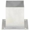vidaXL Kotvy na stĺpiky 4 ks 121 mm galvanizovaný kov
