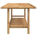 vidaXL Konferenčný stolík 110x55x45 cm bambus