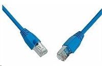 Solarix -  patch kabel CAT5E SFTP PVC 0,5m modrý