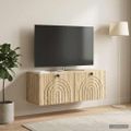vidaXL Nástenná TV skrinka Nástenný Dub sonoma 78,5 x 31 x 30 cm