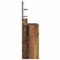 vidaXL Toaletné stolíky do spálne Staré drevo 80 x 39,6 x 135 cm