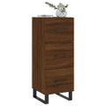vidaXL Komoda hnedý dub 34,5x34x90 cm spracované drevo