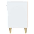 vidaXL Botník biely 102x35x55 cm spracované drevo