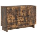 vidaXL Servírovacia skriňa so zásuvkou Dymový dub 89 x 34,5 x 60 cm