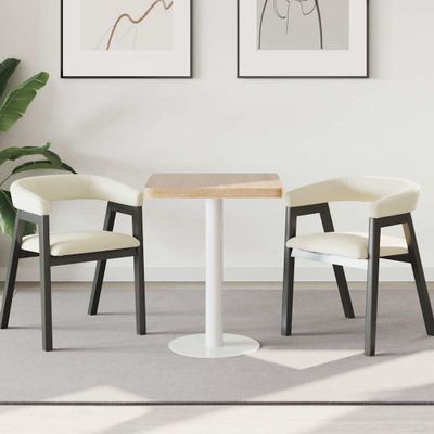 vidaXL Bistro stolík bledohnedý 60x60 cm MDF