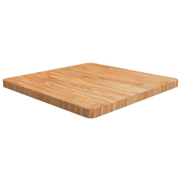 vidaXL Štvorcová stolová doska bledohnedá 70x70x4cm lakovaný dub