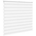 vidaXL Zebra roleta biela 155x100 cm šírka látky 150,9cm polyester