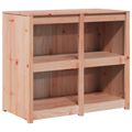 vidaXL Vonkajšia kuchynská skrinka MEPPEL Biela 106 x 55 x 92 cm