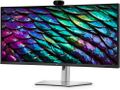 DELL Pro P3426WEB/ 34.1" LED/ IPS/ 21:9/3440x1440/1500:1/5ms/100 Hz/HDMI/DP/USB-C/RJ45/webkam./repro/3Y Basic on-site Monitor, 34" WQHD IPS zakrivený, 100Hz, 4Mpx webkamera, AI mikrofon, USB-C 90W, KVM, Teams/Zoom certifikace, cerný