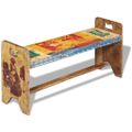 vidaXL Lavička Cola, recyklovaný masív 100x30x50 cm