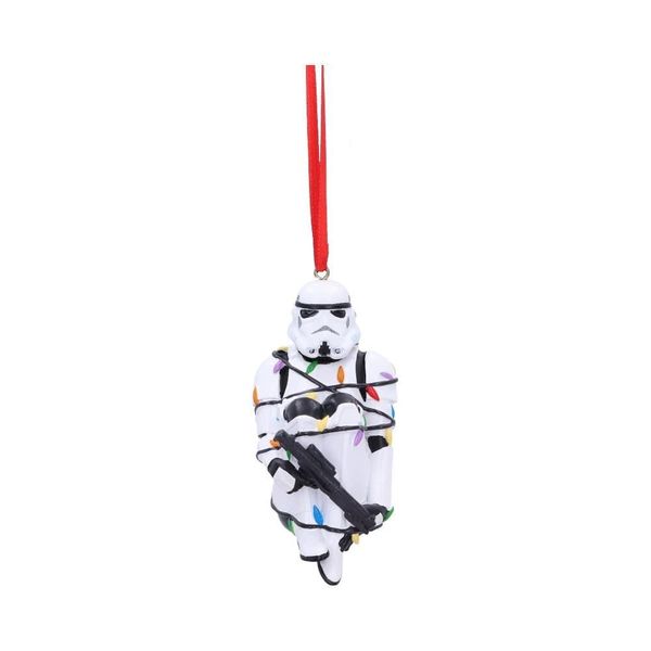 Vianočná ozdoba Star Wars - Stormtrooper vo vianočných svetielkach