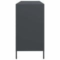 VidaXL Príborník Antracit 135x39x73,5 cm Oceľ valcovaná za studena