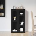 vidaXL Servírovacia skriňa ELST Čierna 59 x 35 x 100,5 cm