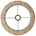 vidaXL Tienidlo na stropnú lampu hnedá Ø38x23 cm prútený