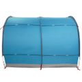 vidaXL Stan na uskladnenie bicyklov Modrá 256 x 222 x 182 cm taft