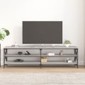 vidaXL TV skrinka sivá dub sonoma 180x40x50 cm spracované drevo