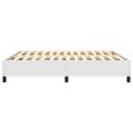 vidaXL Posteľný rám s boxspringom biely 180x200 cm umelá koža
