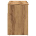 vidaXL Lavica na topánky dub artisan 80x30x45 cm kompozitné drevo