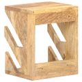 vidaXL Nástenný držiak na skateboard 25x20x30 cm masívne mangovníkové drevo