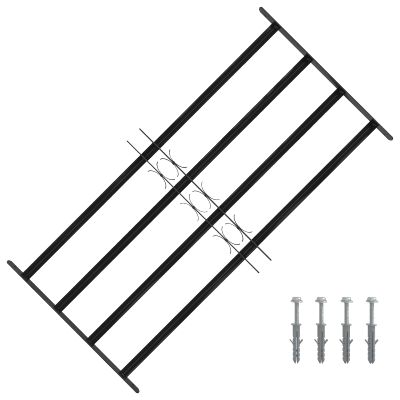 vidaXL Mriežka okna 115 x 60 cm Oceľ s práškovou povrchovou úpravou
