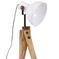 vidaXL Podlahová lampa 25 W biela 45x45x120 cm E27
