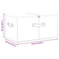 vidaXL Úložné boxy 2 ks látkové 43x34x23 cm krémové