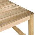vidaXL Záhradné stoly z paliet 2 ks 60x60x36,5cm impregnovaná borovica