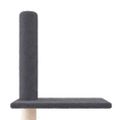 vidaXL Strom pre mačky od podlahy po strop tmavosivý 250,5-276,5 cm