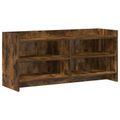 vidaXL TV skrinka 100 x 33 x 47 cm Dymový dub Kompozitné drevo