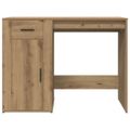 vidaXL Stôl dub artisan 100x49x75 cm kompozitné drevo