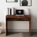 vidaXL Stôl dymový dub 90x40x72 cm spracované drevo