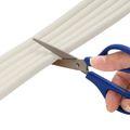 vidaXL Samolepiaca tesniaca páska na okno Biela 9 x 8 mm 50 m