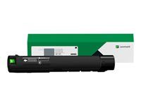 Čierna - originálna - kazeta s farbivom LCCP, LRP - pre Lexmark CX930dse, CX931dse