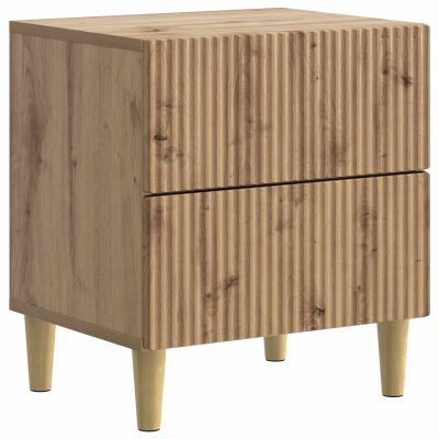vidaXL Nočný stolík Dub artisan 43 x 34,5 x 48 cm Kompozitné drevo