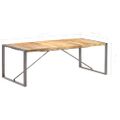 vidaXL Jedálenský stôl 220x100x75 cm masívne surové mangovníkové drevo