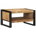 vidaXL konferenčný stolík 70x50x38 cm masívne hrubé drevo mango