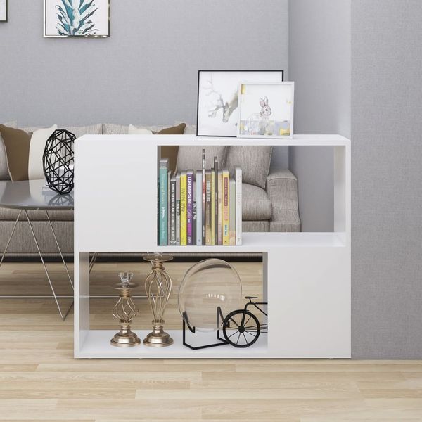 vidaXL TV skrinka, biela 80x24x63 cm, kompozitné drevo