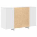 vidaXL Servírovacia skriňa Biela 120 x 41 x 75 cm Kompozitné drevo