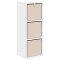 vidaXL Servírovacia skriňa so zásuvkou Biela 25,5 x 22 x 69,5 cm