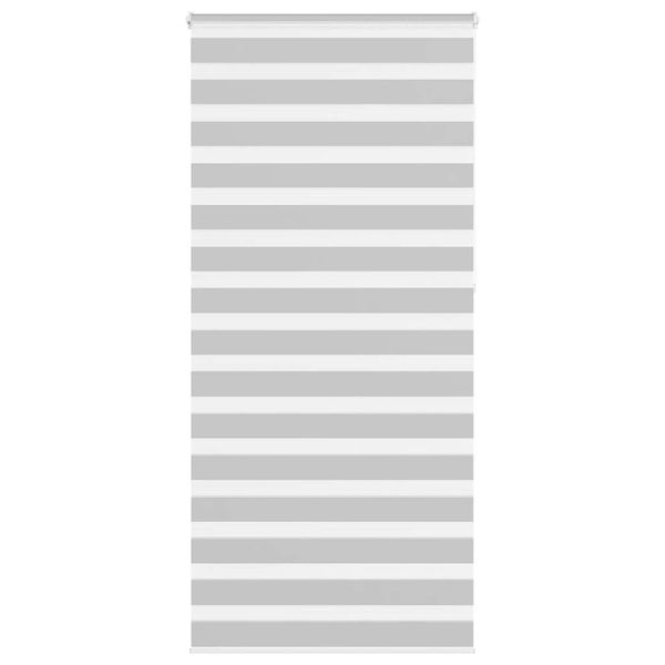 vidaXL Zebra roleta svetlosivá 95x230 cm šírka látky 90,9 cm polyester