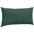 vidaXL Vankúše na pohovku 2 pcs Tmavozelená 80 x 40 cm