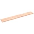 vidaXL Kúpeľňová doska 220x30x(2-4) cm neošetrený masív
