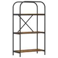 vidaXL Regál na knihy 3 úrovní 60 x 30 x 109 cm Kompozitné drevo