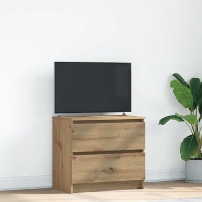 vidaXL TV skrinka Artisan Dub 60x35x54 cm Drevené