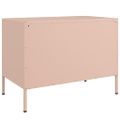 vidaXL TV skrinky 2 ks ružové 68x39x50,5 cm oceľ