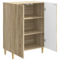 vidaXL Servírovacia skriňa Dub sonoma 66 x 34,5 x 90 cm