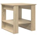 vidaXL Konferenčný stolík Sonoma dub 51 x 50 x 50 cm Kompozitné drevo