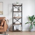 vidaXL Regál na knihy 5 úrovní 56 x 34 x 171 cm Kompozitné drevo