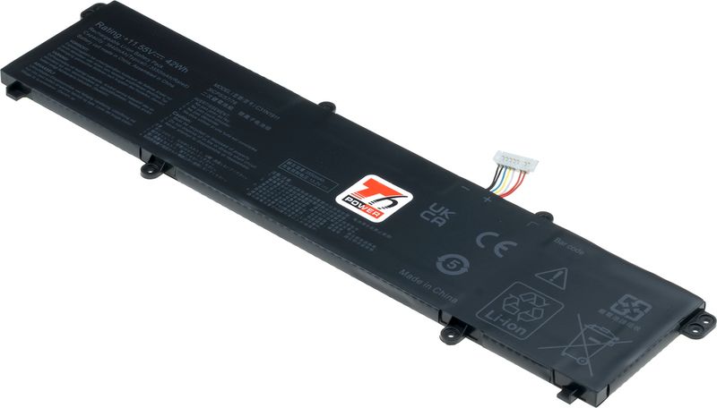 Batéria T6 Power pre Asus VivoBook 14 X413, X421, S413, Flip TP420, 3640mAh, 42Wh, 3cell, Li-pol