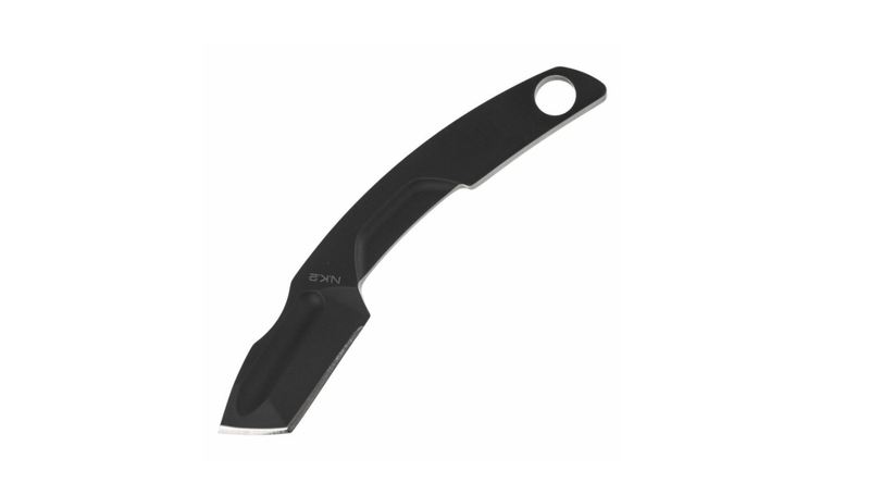 Extrema Ratio 04.1000.0204/BLK N.K.2 BLACK taktický nôž 5 cm, celočierny, oceľ, puzdro Kydex